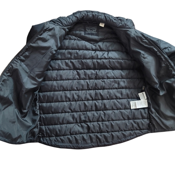 Levi's Mens Black Quilted Shirt Jacket Midweight - Picture 2 of 10